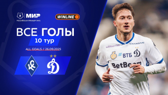 Все голы 26.09.2025 | 10-й тур Мир РПЛ