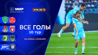 Все голы 27.09.2025 | 10-й тур Мир РПЛ