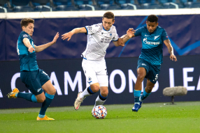 Зенит 1:2 Брюгге