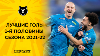 Лучшие голы Тинькофф РПЛ в 1-й части сезона 2021/2 ...