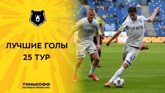 Лучшие голы 25-го тура Тинькофф РПЛ