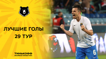 Лучшие голы 29-го тура Тинькофф РПЛ