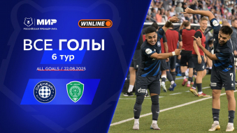 Все голы 22.08.2025 | 6-й тур Мир РПЛ