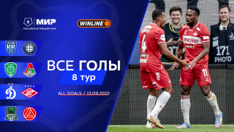 Все голы 13.09.2025 | 8-й тур Мир РПЛ