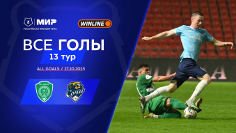 Все голы 27.10.2025 | 13-й тур Мир РПЛ