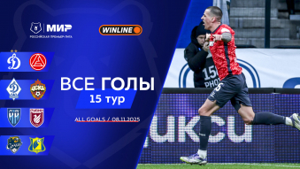 Все голы 8.11.2025 | 15-й тур Мир РПЛ
