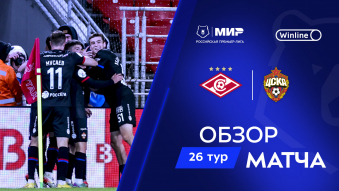 Спартак 1:2 ЦСКА