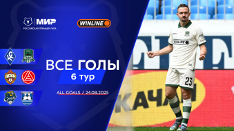 Все голы 24.08.2025 | 6-й тур Мир РПЛ