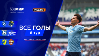 Все голы 14.09.2025 | 8-й тур Мир РПЛ
