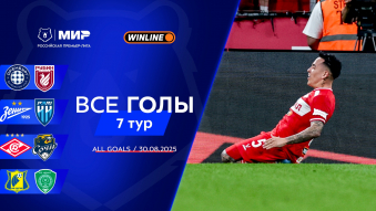 Все голы 30.08.2025 | 7-й тур Мир РПЛ