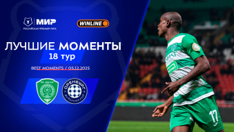 Лучшие моменты 5.12.2025 | 18-й тур Мир РПЛ