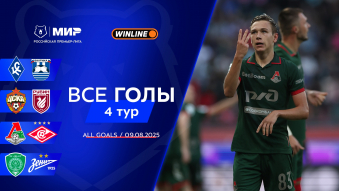 Все голы 9.08.2025 | 4-й тур Мир РПЛ