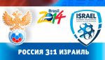 Сборная России обыграла Израиль