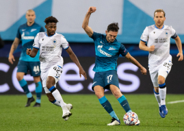 Зенит 1:2 Брюгге