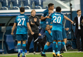 Зенит 1:2 Брюгге