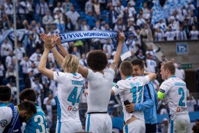 "Зенит" празднует победу