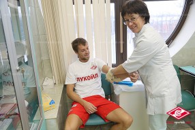 "Спартак" прошел медосмотр