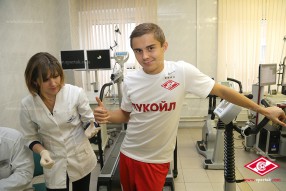 "Спартак" прошел медосмотр
