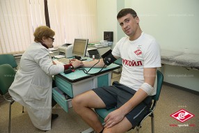 "Спартак" прошел медосмотр