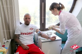 Медобследование первой группы спартаковцев