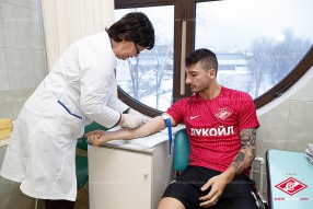 Первая группа «Спартаковцев» прошла медосмотр