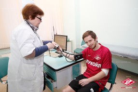 Первая группа «Спартаковцев» прошла медосмотр