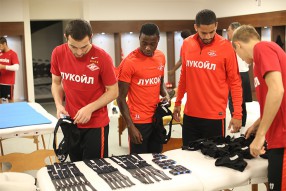 Тренировка ФК Спартак Москва на сборах в ОАЭ