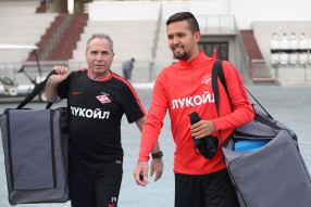Тренировка ФК Спартак Москва на сборах в ОАЭ