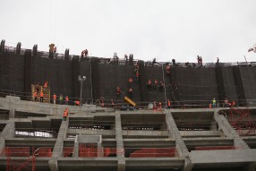 Строительство стадиона "Краснодар"