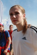 Футбольный матч между командами "Мисс Премьер ...
