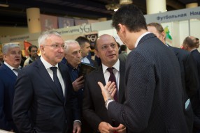 Открытие XV Международной выставки «Футбол Маркет» ...