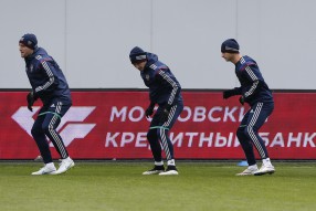 Тренировка сборной России 24.03.2015