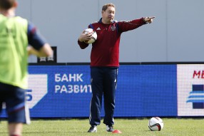 Тренировка сборной России 01.09.2015