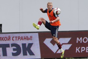 Тренировка сборной России 02.09.2015