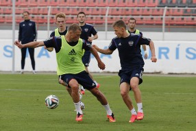 Тренировка сборной 09.06.2014