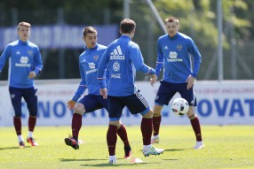Тренировка сборной России 25.05.2016 Bad Ragaz