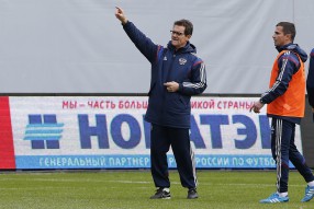 Тренировка сборной России 25.03.2015