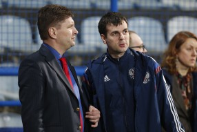 Предыгровая тренировка сборной России 26.03.2015