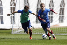 Тренировка сборной России 25.05.2016 Bad Ragaz