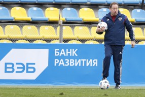 Тренировка сборной России 16.11.2015