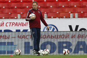 Тренировка сборной России 04.09.2015
