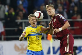 Россия - Швеция 1-0. Матч отборочного турнира ЧЕ-2 ...