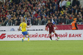 Россия - Швеция 1-0. Матч отборочного турнира ЧЕ-2 ...
