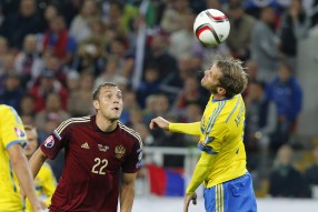 Россия - Швеция 1-0. Матч отборочного турнира ЧЕ-2 ...