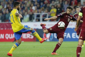 Россия - Швеция 1-0. Матч отборочного турнира ЧЕ-2 ...