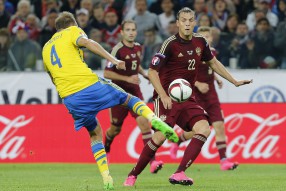 Россия - Швеция 1-0. Матч отборочного турнира ЧЕ-2 ...