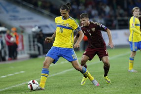 Россия - Швеция 1-0. Матч отборочного турнира ЧЕ-2 ...