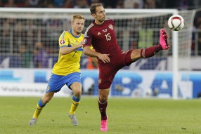 Россия - Швеция 1-0. Матч отборочного турнира ЧЕ-2 ...