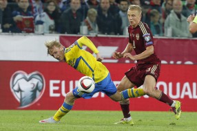 Россия - Швеция 1-0. Матч отборочного турнира ЧЕ-2 ...