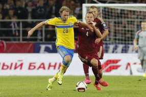 Россия - Швеция 1-0. Матч отборочного турнира ЧЕ-2 ...